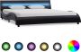 ForYou Prolenta Premium Bedframe met LED kunstleer zwart 120x200 cm - Thumbnail 2