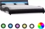 ForYou Prolenta Premium Bedframe met LED kunstleer zwart 120x200 cm - Thumbnail 1