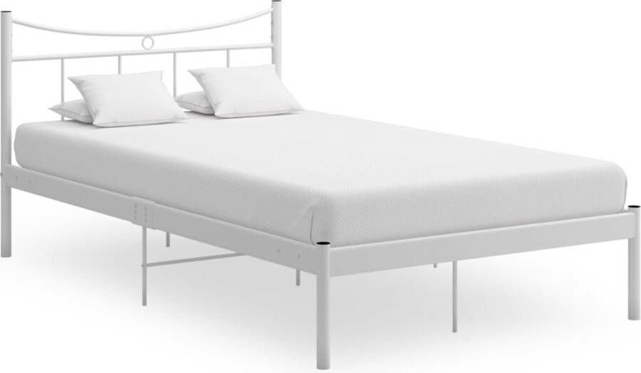 ForYou Prolenta Premium Bedframe metaal wit 120x200 cm