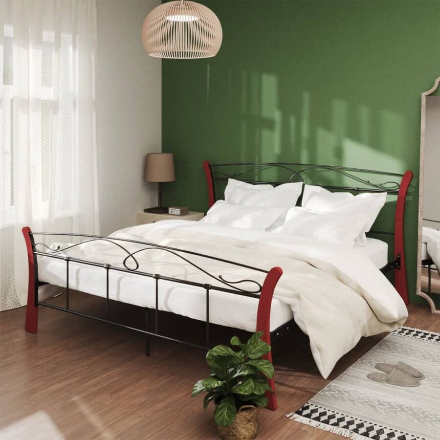 ForYou Prolenta Premium Bedframe metaal zwart 140x200 cm - Foto 6