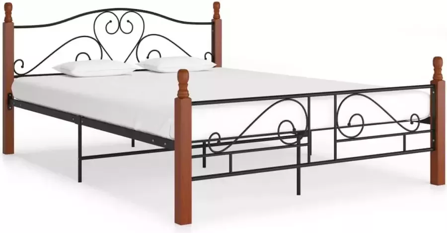 ForYou Prolenta Premium Bedframe metaal zwart 140x200 cm - Foto 3