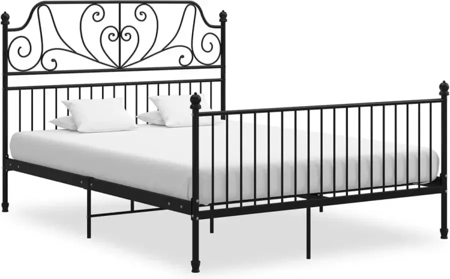 ForYou Prolenta Premium Bedframe metaal zwart 140x200 cm - Foto 2