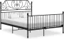 ForYou Prolenta Premium Bedframe metaal zwart 140x200 cm - Thumbnail 2