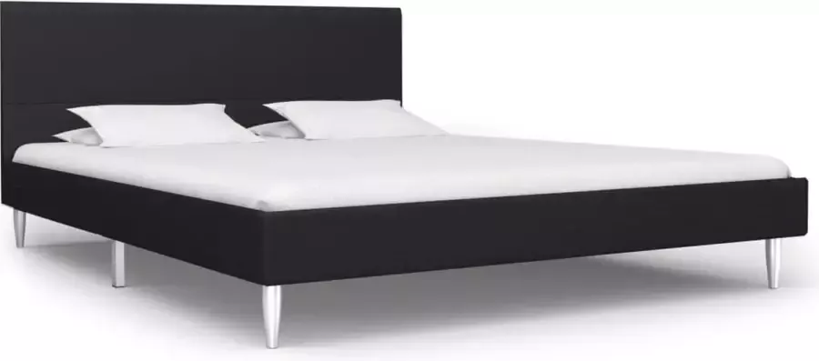 ForYou Prolenta Premium Bedframe stof zwart 140x200 cm