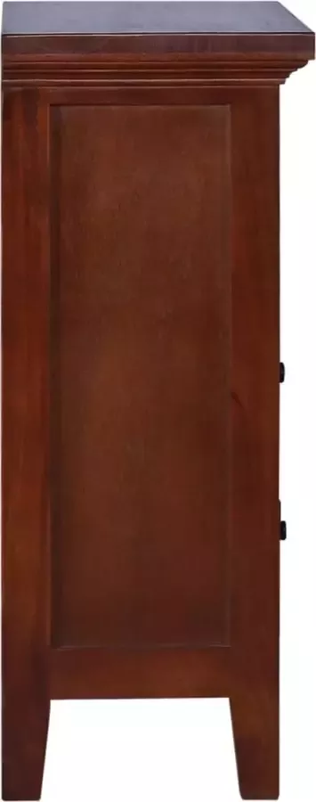 ForYou Prolenta Premium Bijzetkast 60x30x75 cm massief mahoniehout klassiek bruin
