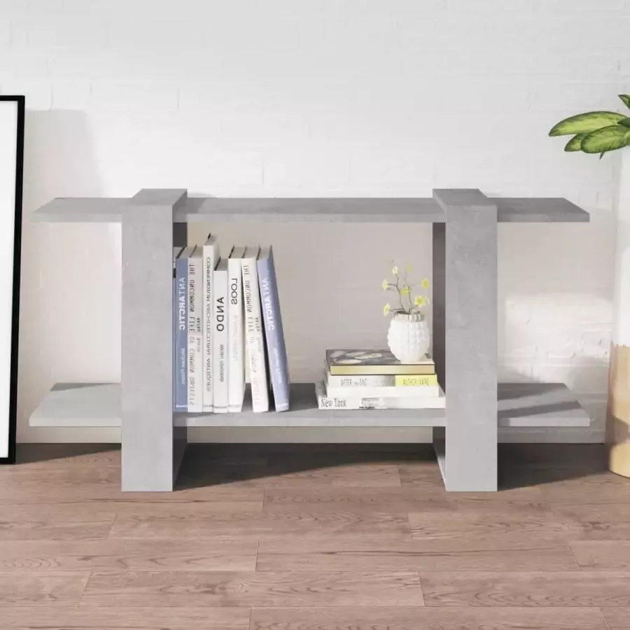 ForYou Prolenta Premium Boekenkast 100x30x51 cm bewerkt hout betongrijs