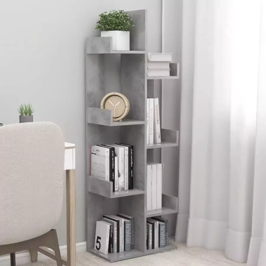 ForYou Prolenta Premium Boekenkast 48x25 5x140 cm spaanplaat betongrijs