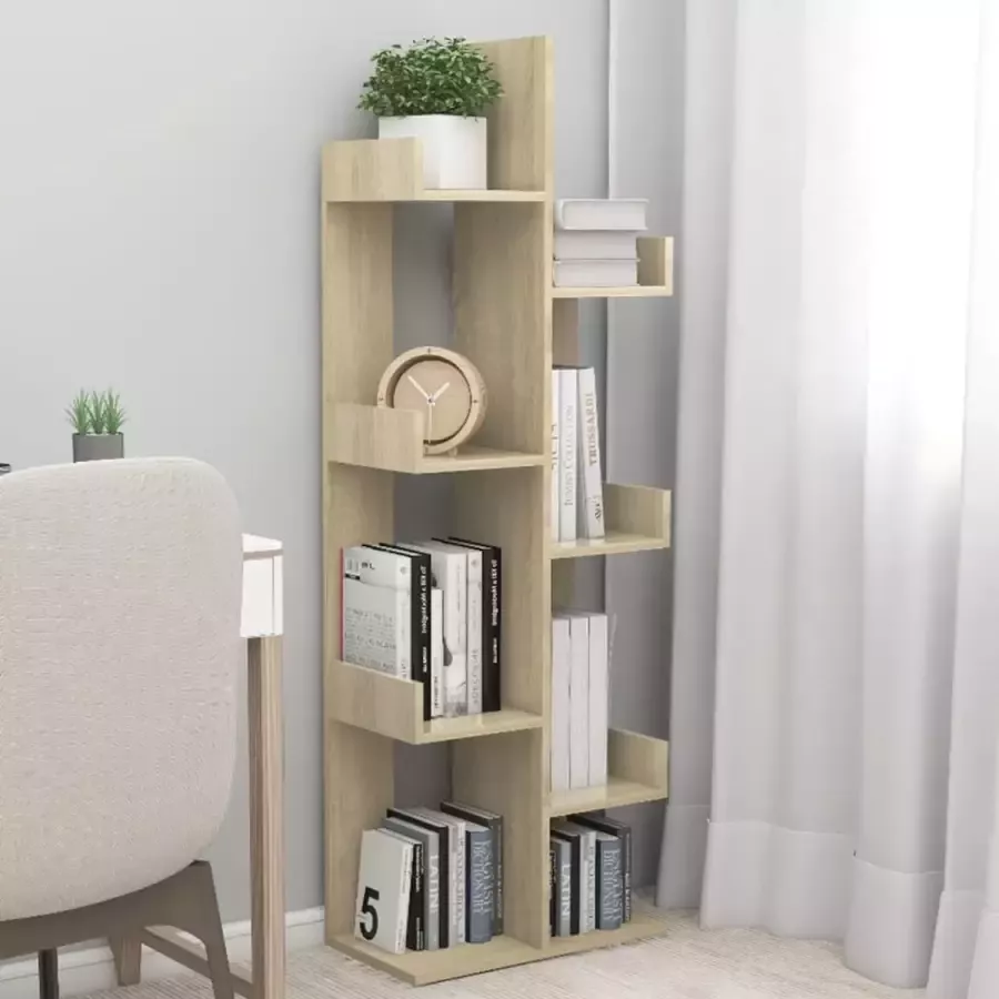 ForYou Prolenta Premium Boekenkast 48x25 5x140 cm spaanplaat sonoma eikenkleurig