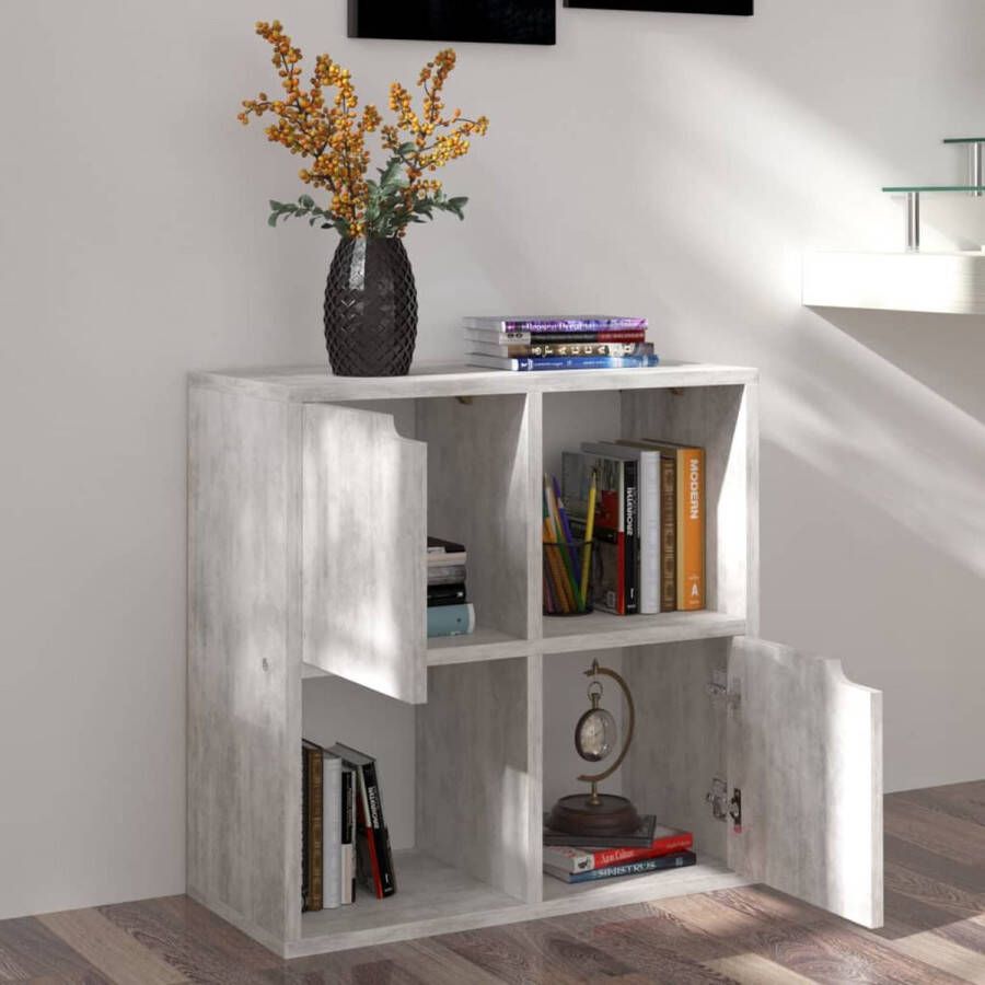 ForYou Prolenta Premium Boekenkast 60x27 5x59 5 cm spaanplaat betongrijs