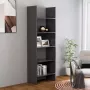 ForYou Prolenta Premium Boekenkast 60x35x180 cm spaanplaat grijs - Thumbnail 2