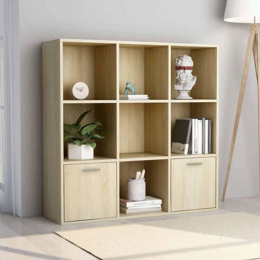 ForYou Prolenta Premium Boekenkast 98x30x98 cm spaanplaat sonoma eikenkleurig