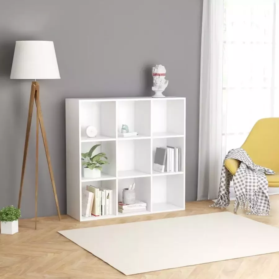 ForYou Prolenta Premium Boekenkast 98x30x98 cm spaanplaat wit