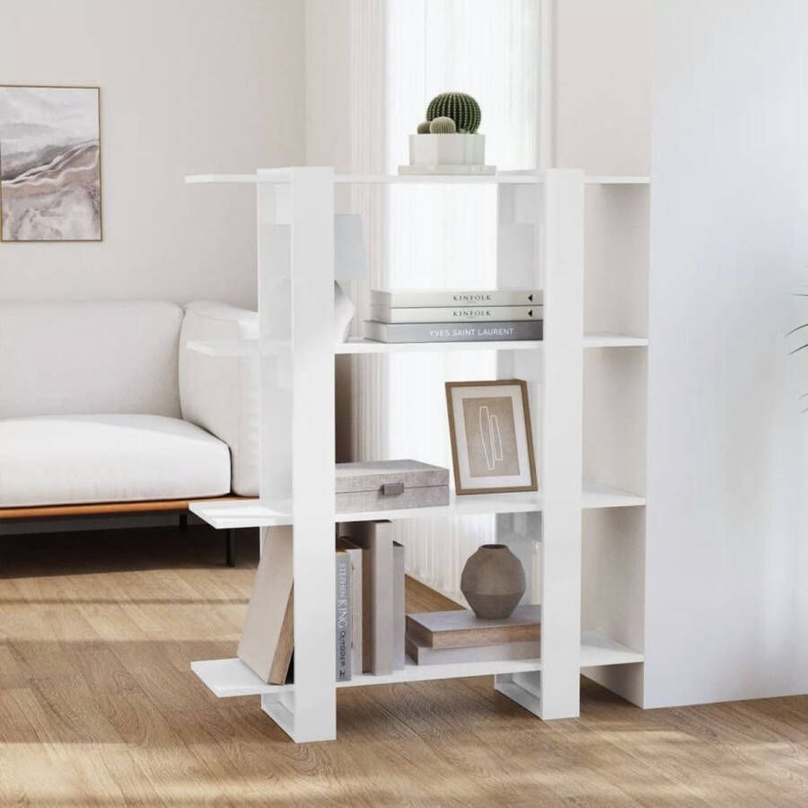 ForYou Prolenta Premium Boekenkast kamerscherm 100x30x123 5 cm hoogglans wit