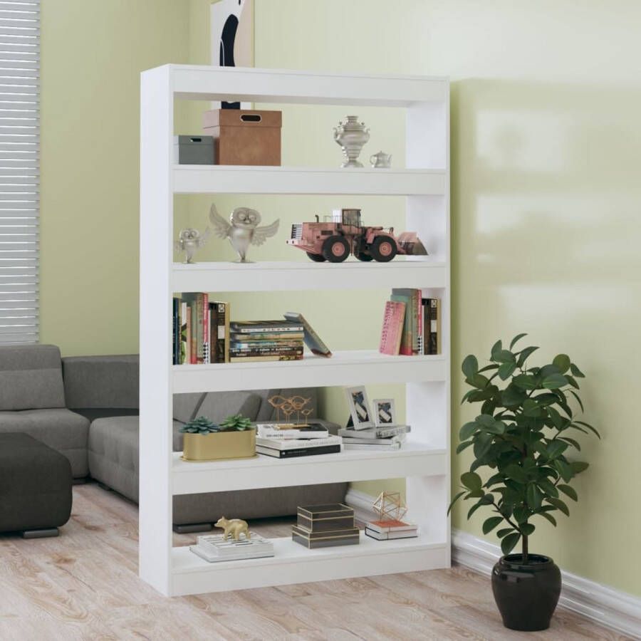 ForYou Prolenta Premium Boekenkast kamerscherm 100x30x166 cm wit