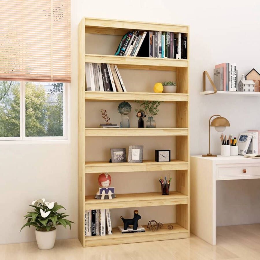 ForYou Prolenta Premium Boekenkast kamerscherm 100x30x200 cm massief grenenhout