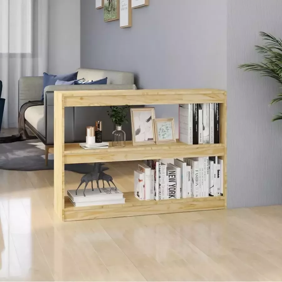 ForYou Prolenta Premium Boekenkast kamerscherm 100x30x71 5 cm massief grenenhout