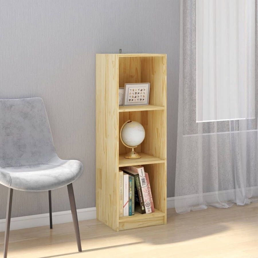 ForYou Prolenta Premium Boekenkast kamerscherm 36x33x110 cm massief grenenhout