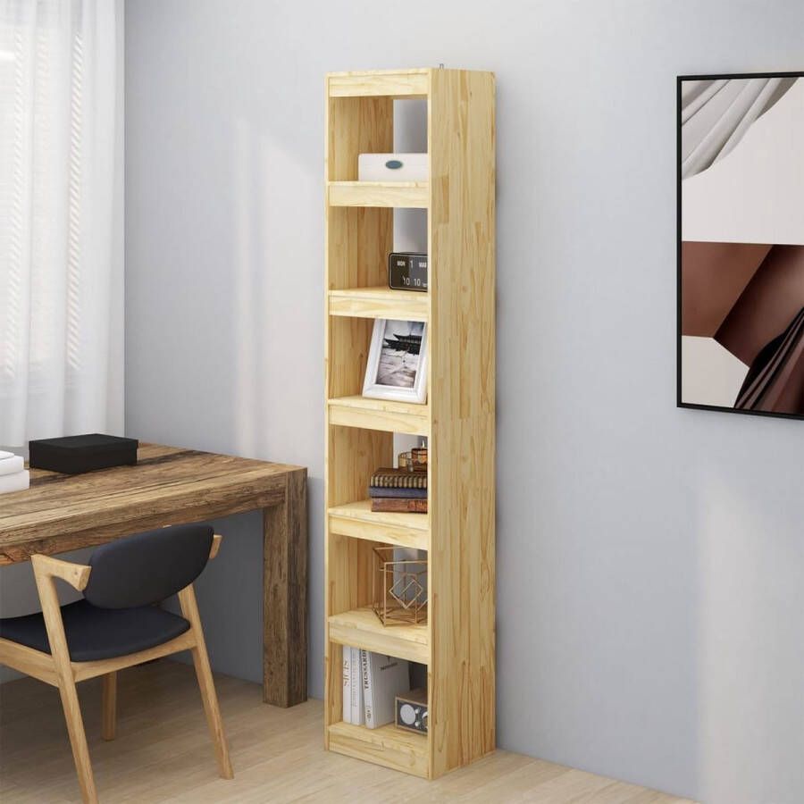 ForYou Prolenta Premium Boekenkast kamerscherm 40x30x199 cm massief grenenhout