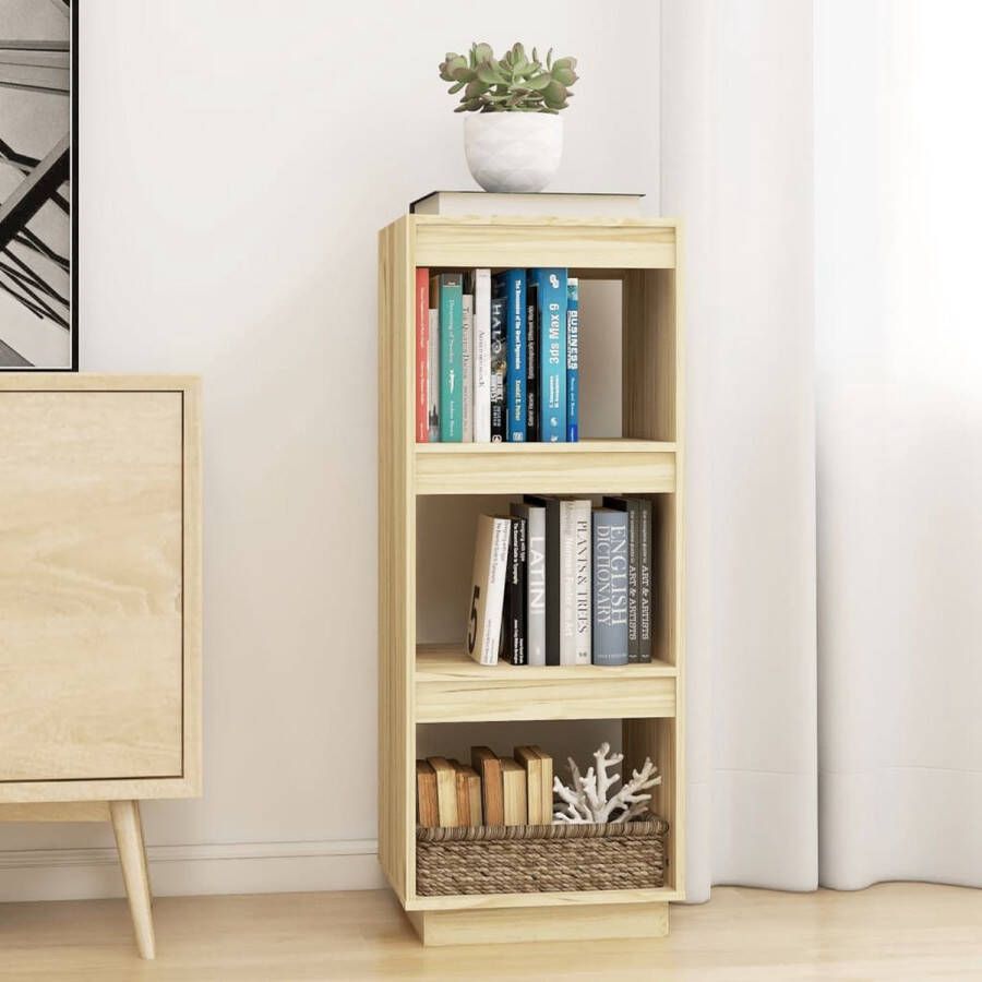 ForYou Prolenta Premium Boekenkast kamerscherm 40x35x103 cm massief grenenhout