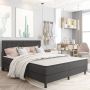 ForYou Prolenta Premium Boxspring stof donkergrijs 180x200 cm - Thumbnail 1