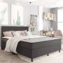 ForYou Prolenta Premium Boxspring stof donkergrijs 180x200 cm - Thumbnail 3