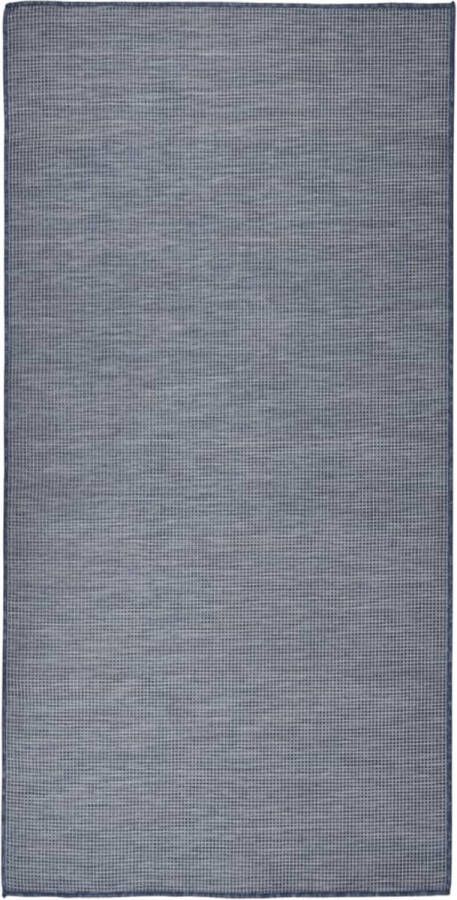 ForYou Prolenta Premium Buitenkleed platgeweven 100x200 cm blauw