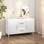 ForYou Prolenta Premium Dressoir 100x36x60 cm bewerkt hout hoogglans wit - Thumbnail 2