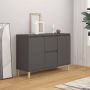 ForYou Prolenta Premium Dressoir 103 5x35x70 cm spaanplaat grijs - Thumbnail 3