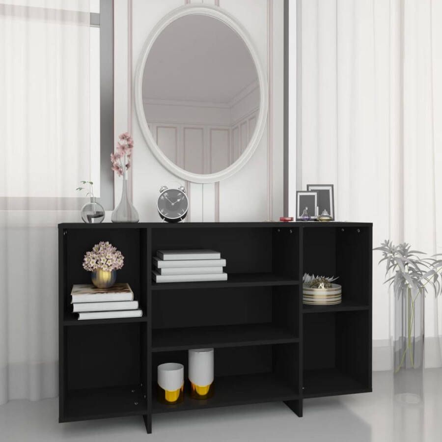 ForYou Prolenta Premium Dressoir 120x30x75 cm spaanplaat zwart