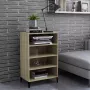 ForYou Prolenta Premium Dressoir 57x35x90 cm spaanplaat sonoma eikenkleurig - Thumbnail 2