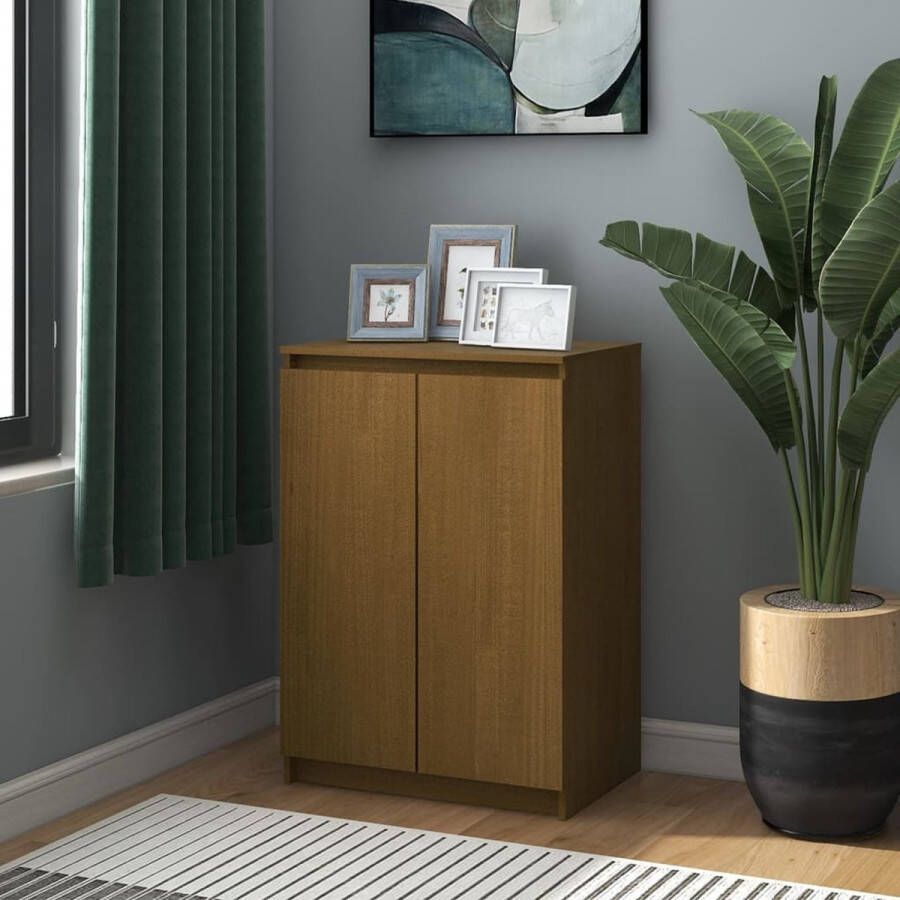 ForYou Prolenta Premium Dressoir 60x36x84 cm massief grenenhout honingbruin