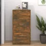 ForYou Prolenta Premium Dressoir met 6 lades 50x34x96 cm bewerkt hout gerookt eiken - Thumbnail 1