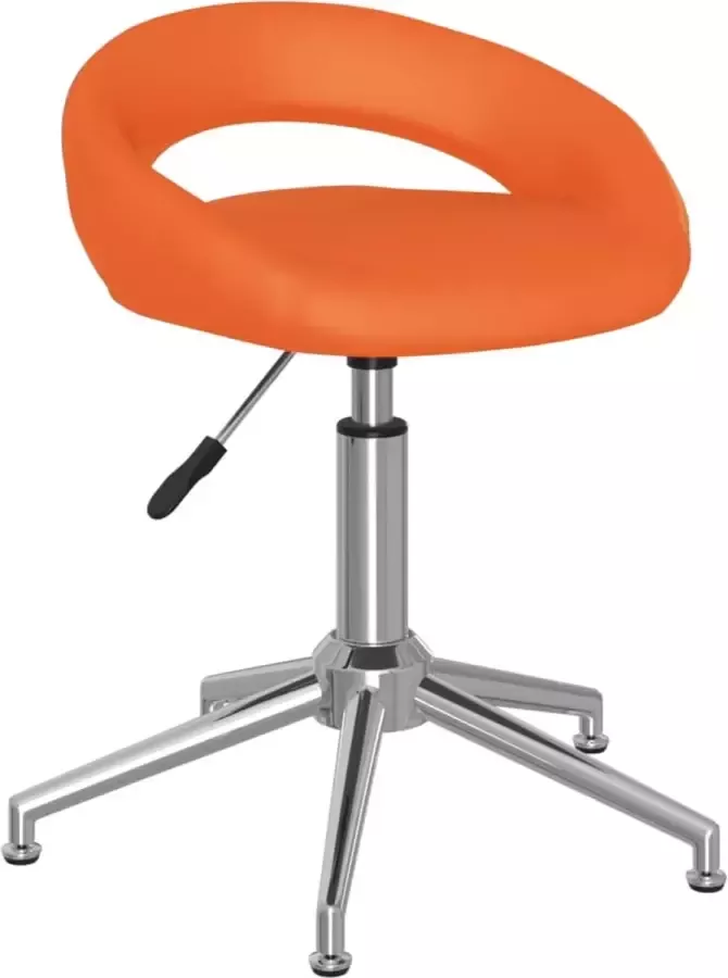 ForYou Prolenta Premium Eetkamerstoel draaibaar kunstleer oranje