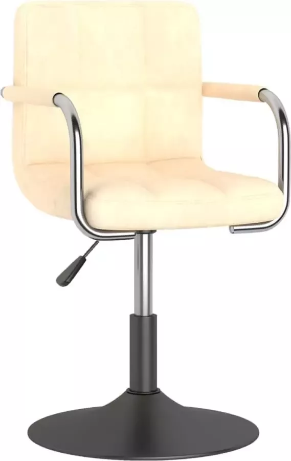 ForYou Prolenta Premium Eetkamerstoel fluweel crèmekleurig - Foto 2