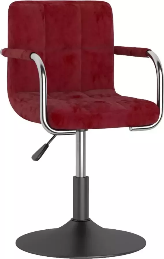 ForYou Prolenta Premium Eetkamerstoel fluweel wijnrood