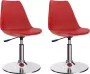 ForYou Prolenta Premium Eetkamerstoelen 2 st draaibaar kunstleer rood - Thumbnail 3