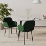 ForYou Prolenta Premium Eetkamerstoelen 2 st fluweel donkergroen - Thumbnail 12