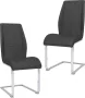 ForYou Prolenta Premium Eetkamerstoelen 2 st kunstleer grijs - Thumbnail 2