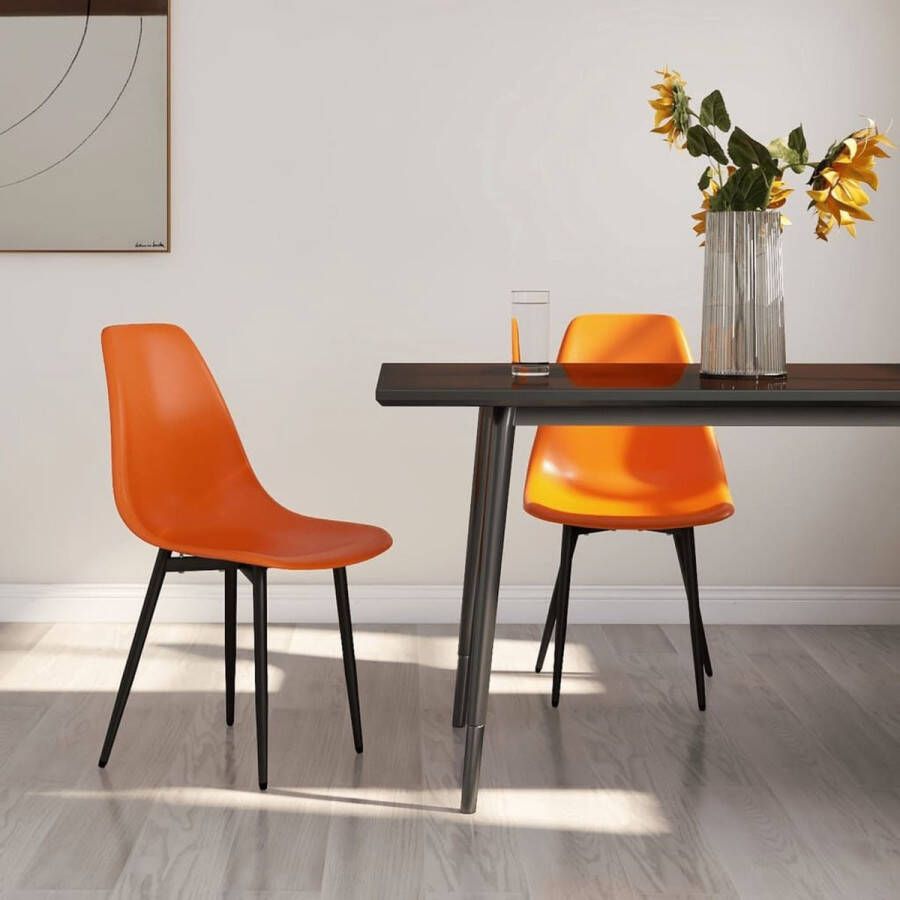 ForYou Prolenta Premium Eetkamerstoelen 2 st PP oranje