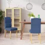 ForYou Prolenta Premium Eetkamerstoelen 2 st stof blauw - Thumbnail 3