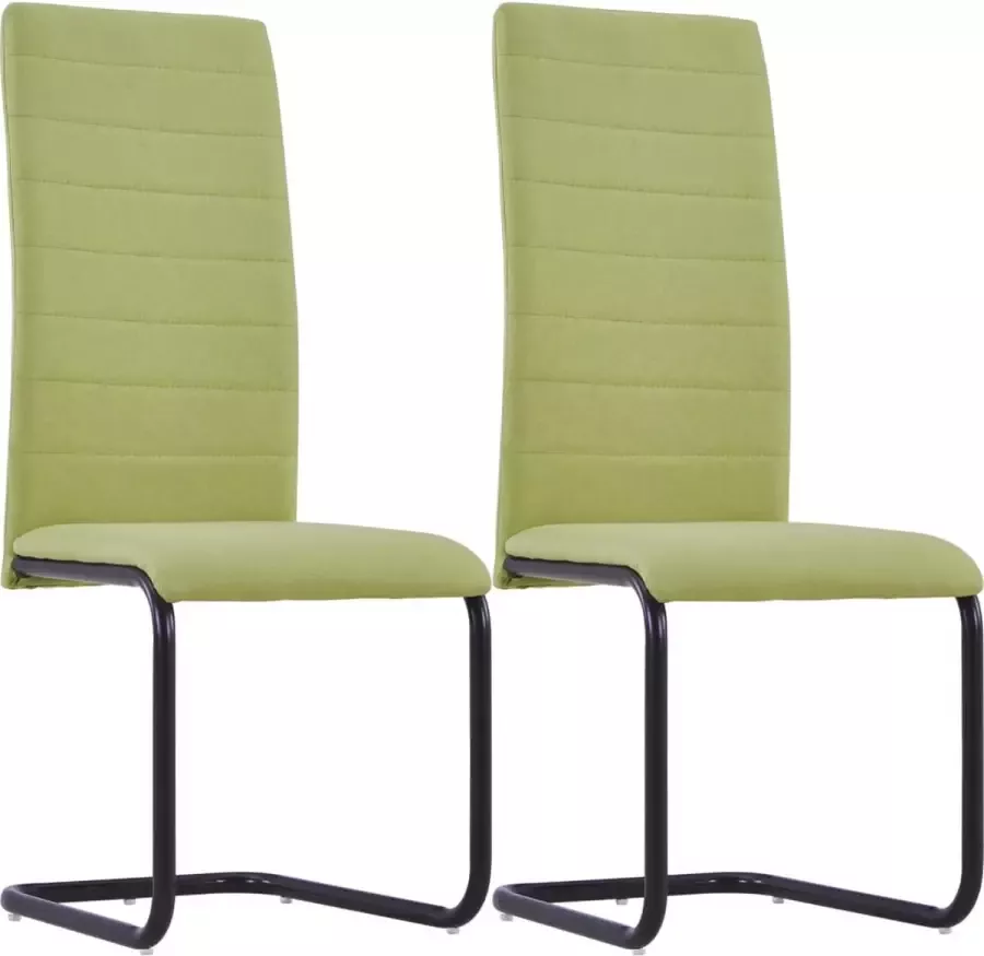 ForYou Prolenta Premium Eetkamerstoelen 2 st stof groen - Foto 8