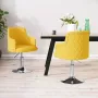 ForYou Prolenta Premium Eetkamerstoelen 2 st stof mosterdgeel - Thumbnail 6