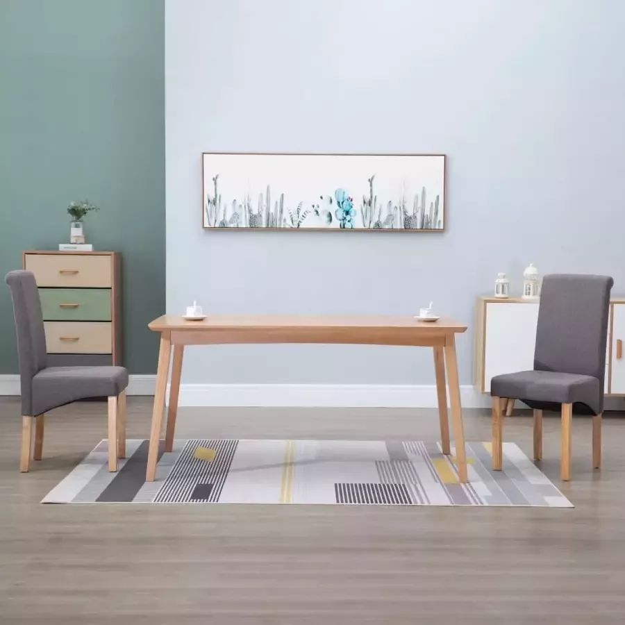 Prolenta Premium Eetkamerstoelen 2 st stof taupe - Foto 13