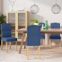 ForYou Prolenta Premium Eetkamerstoelen 4 st stof blauw - Thumbnail 1