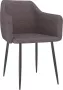 ForYou Prolenta Premium Eetkamerstoelen 4 st stof taupe - Thumbnail 5