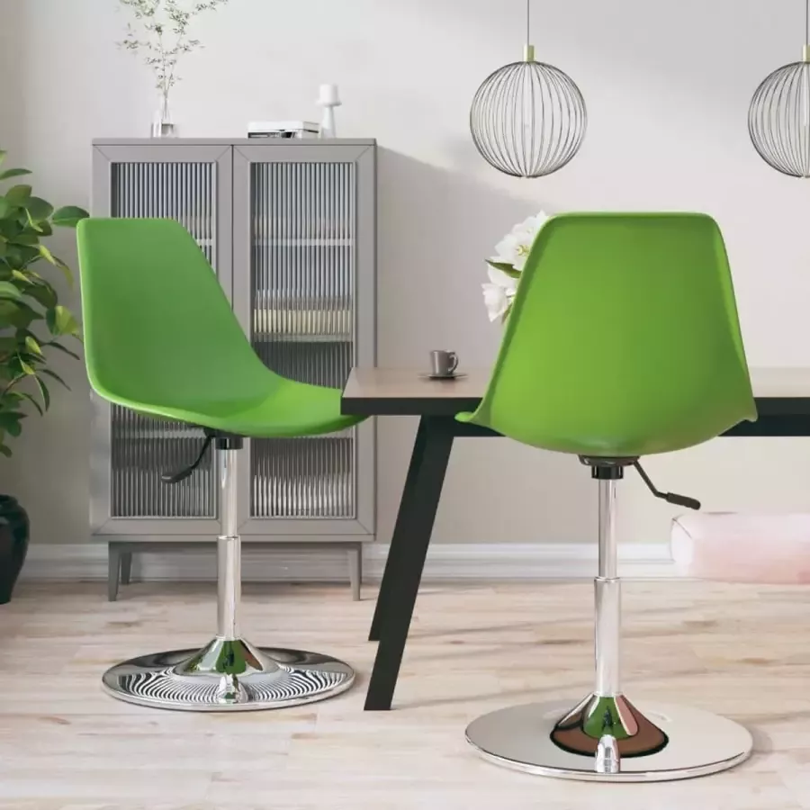 ForYou Prolenta Premium Eetkamerstoelen draaibaar 2 st PP groen