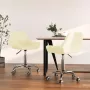 ForYou Prolenta Premium Eetkamerstoelen draaibaar 2 st stof crèmekleurig - Thumbnail 18