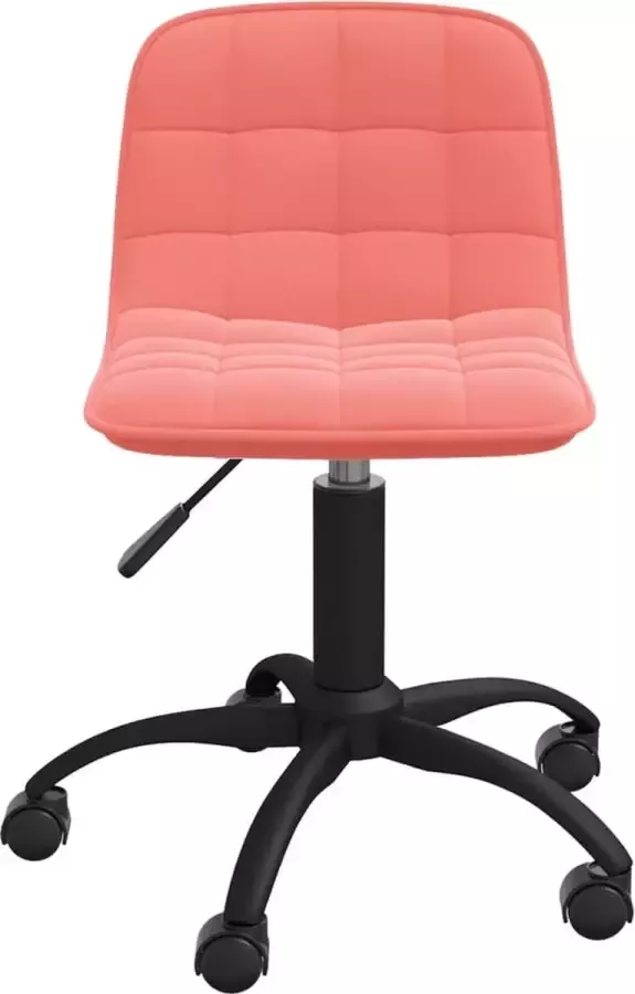 ForYou Prolenta Premium Eetkamerstoelen draaibaar 4 st fluweel roze - Foto 11