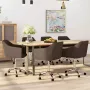 ForYou Prolenta Premium Eetkamerstoelen draaibaar 6 st stof donkerbruin - Thumbnail 5