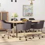 ForYou Prolenta Premium Eetkamerstoelen draaibaar 6 st stof taupe - Thumbnail 5